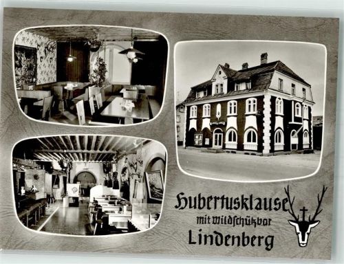 Lindenberg Gasthaus Hubertusklause m. Wildschützbar Hauptstraße