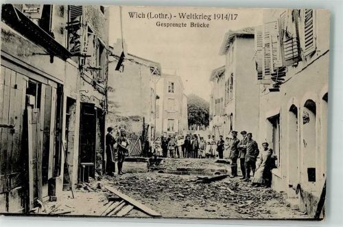 Vic-sur-Seille 1917 Feldpost WK I 12. bayr.Feld-Art-Rgt.