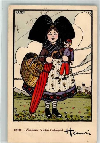 1917 Elsässerin Aus dem Druck und der Puppe P. J. Gallais et Cie No. 30