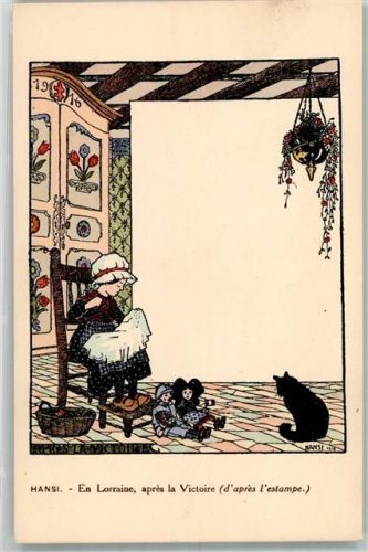 In Lothringen nach dem Sieg Elsässer Puppen Katze P. J. Callais et Cie No. 28