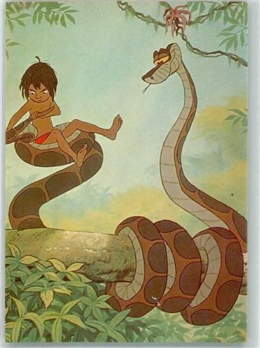 Das Dschungelbuch Mowgli und Kaa die Riesenschlange