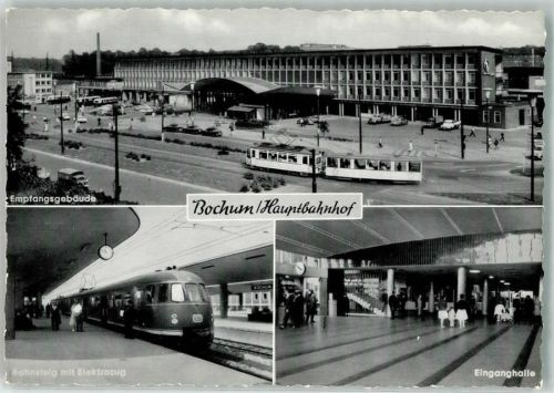 Bochum Hauptbahnhof Straßenbahn Eisenbahn Eingangshalle
