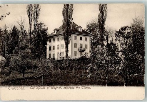 Luzern 1905 Old House of Wagner Tribschen
