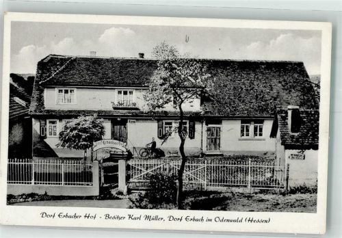 Erbach 1956 Gasthaus Erbacher hof