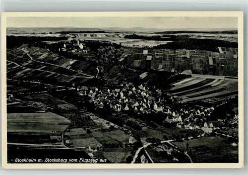 Brackenheim Fliegeraufnahme Schloss Stocksberg mit Stocksberg Freigeg. d. R.L.M.