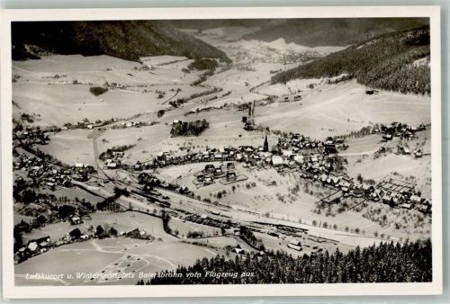 Baiersbronn Fliegeraufnahme Winter Freigegeben d. R.L.M.