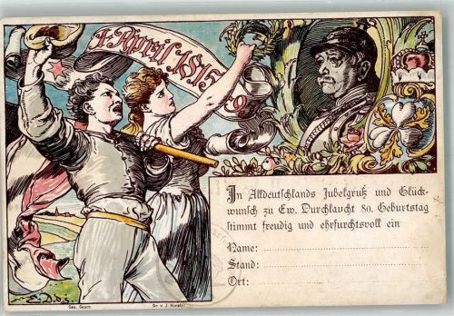 Deutschlands Jubelgruß und Glückwunsch zum 80. Geburtstag