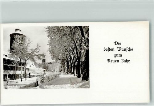 Isny Neujahrsgrüße Winter