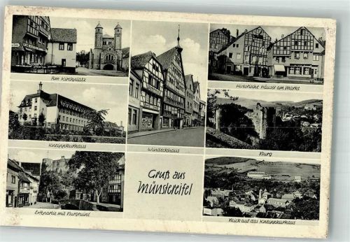 Bad Münstereifel Kirche Kirchplatz Kneippkurhaus Burg Ruine Windeckhaus