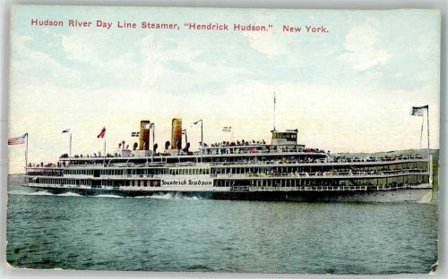Kingston 1910 - 1915 Hudson River Day Line Steamer : Hendrick Hudson