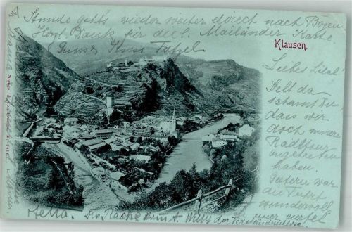Klausen 1899 Adelskorrespondenz