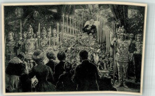 Prinz Regent Luitpold Aufbahrung 1912