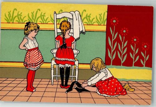 Chicoree ala Menagere Papier Grains de Cafe Werbung - Kinder Waschtag