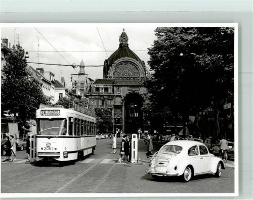 Antwerpen Hauptbahnhof Straßenbahn VW Käfer Ort lt. Recherche