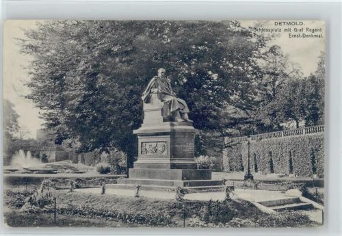 Detmold Schloßplatz Graf-Regent-Ernst-Denkmal, ex Sammlung Busse