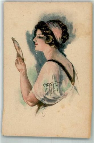 Verlag WS + SB 5561 Frau mit einem Handspiegel