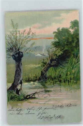 Flußlandschaft 1904 AK