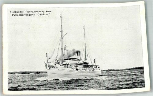 Stockholm 1930 Dampfer Gauthiod