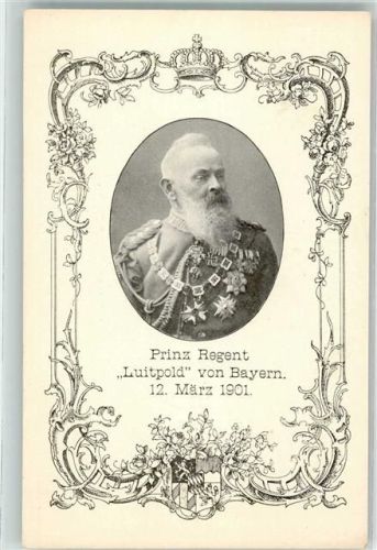1901 Portrait des Prinz-Regenten Luitpold von Bayern