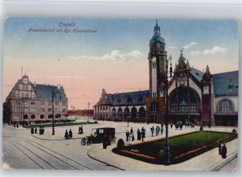 Krefeld Hauptbahnhof Kgl. Hauptzollamt