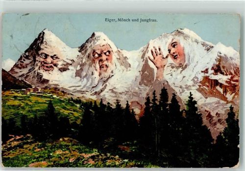 1913 Eiger Mönch und Jungfrau
