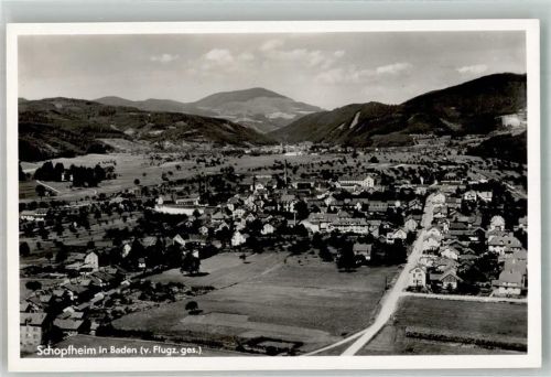 Schopfheim Fliegeraufnahme freigeg. d. R.L.M.