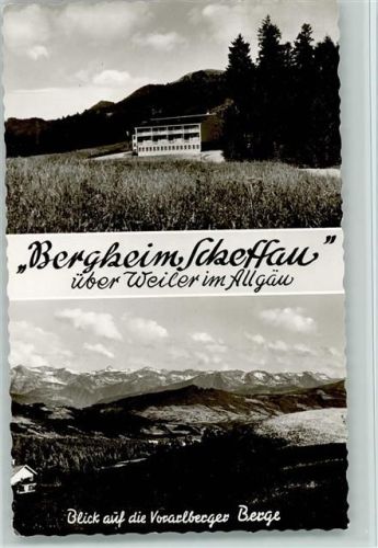 87538 W8975 Weiler i Allgäu - Bergheim Scheffau Vorarlberger Berge