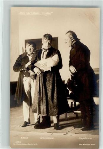 W1000 Charlottenburg Staegemann/Stägemann Der lächelnde Knabe Theater Schauspieler Opernsänger