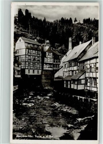 Monschau Partie an der Rur Montjoie