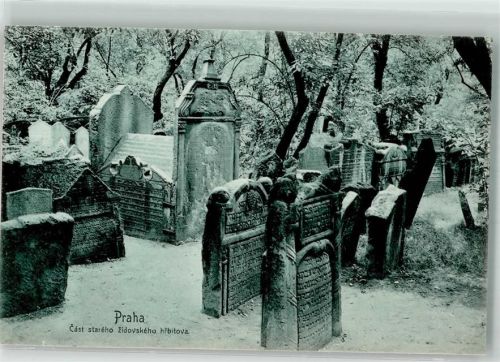 Prag Grabmalgruppe Photochrom Nr. 49