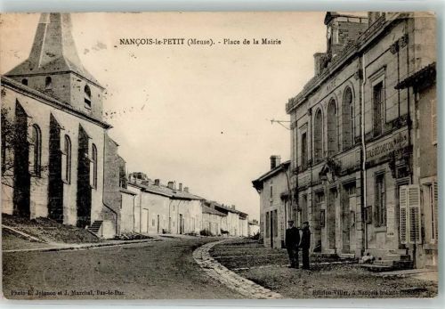 Nancois-sur-Ornain 1922 Place de la Mairie Rathaus