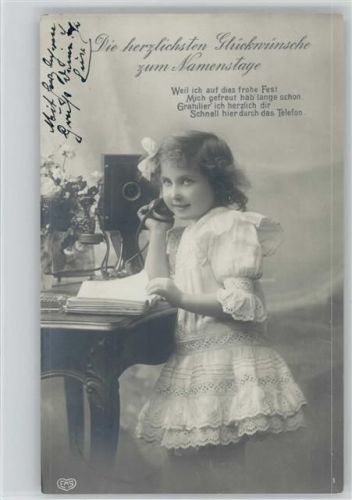 Foto 1912 Ak - Verlag EAS - Buch lesen - Namenstag