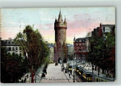 Frankfurt am Eschenheimer Turm Straßenbahnen