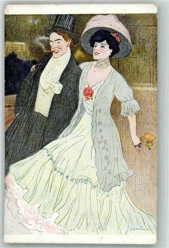 1911 Jugendstil v. Juan Cardona: Fasching