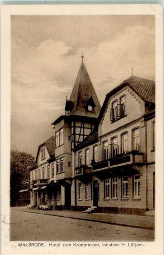 Walsrode 1928 Hotel Zum Kronprinzen