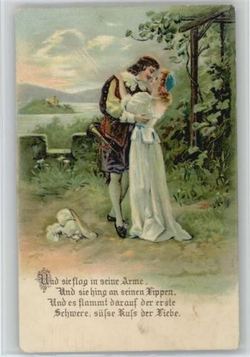 Süsse Kuss der Liebe -- 1910 AK