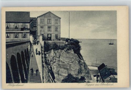 Helgoland Treppe Oberland