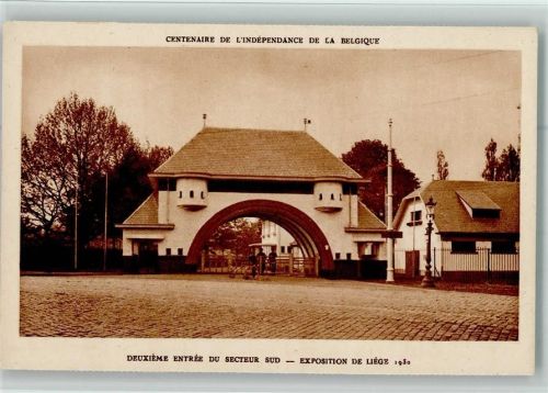 Deuxieme Entree du Secteur Sud 1930 offiz. AK