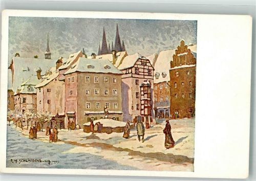 Cheb sign. Schlindenbuch. R.H. DAs Stöckel Winter