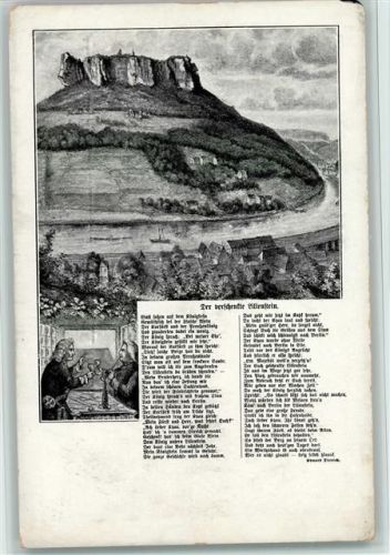 Der Verschenkte Lilienstein 1900 AK