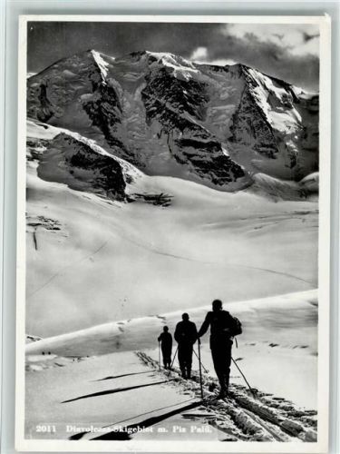 Diavolezza Skigebiet mit Piz Palü
