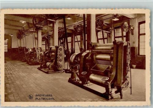 Textil Herstellung Maschinen Belgien - Pletmolens Universite du Travail, Charleroi
