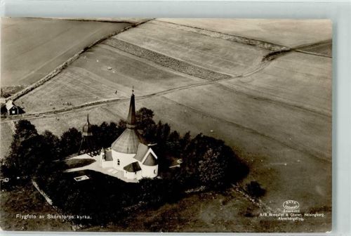 Kyrka Flygfoto Luftaufnahme