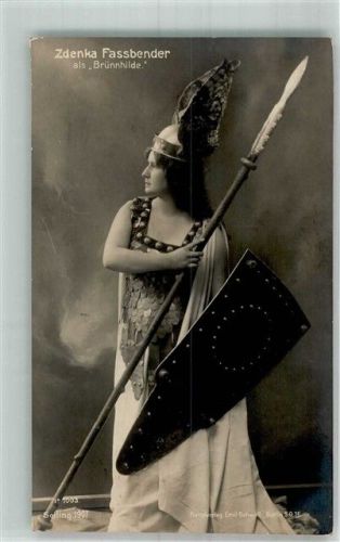 1907 Zdenka Fassbender als Brünnhilde