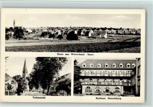 Winterbach Ortsansicht Teilansicht Kurhaus Harschberg 3-Bildaufnahme