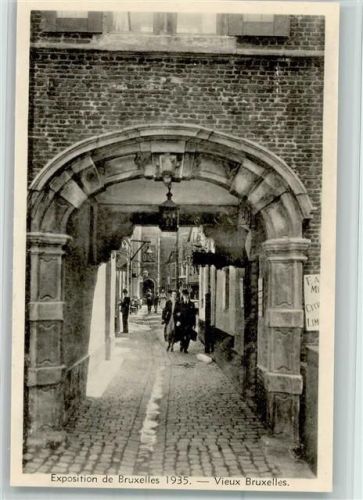 Exposition 1935 - Vieux Bruxelles - Rue du Bouteiller AK
