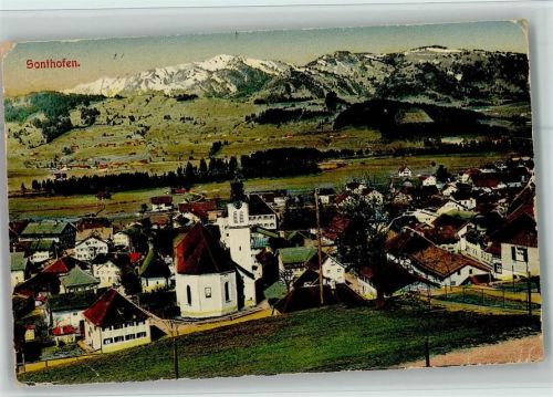 Sonthofen Blick auf Sonthofen