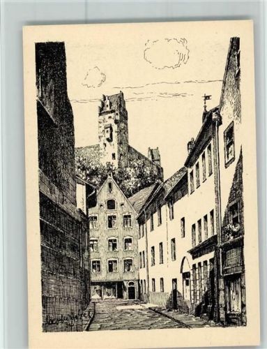 Füssen Die Bayrische Heimat Blick auf das Schloß sign. Karl Winkel