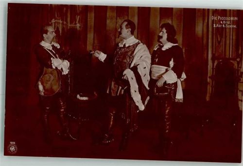 NPG Theaterbilder Die Piccolomin 4. Bild II. Akt 6 Szene