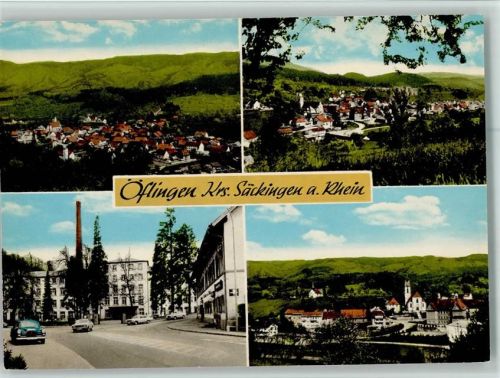 Öflingen Ortsansichten 4-Bildaufnahme